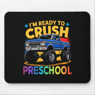 Ich bin bereit, den Vorschul-Monstertruck zurück z Mousepad