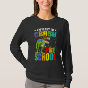 Ich bin bereit, den Vorschul-Rex zurück in die Sch T-Shirt