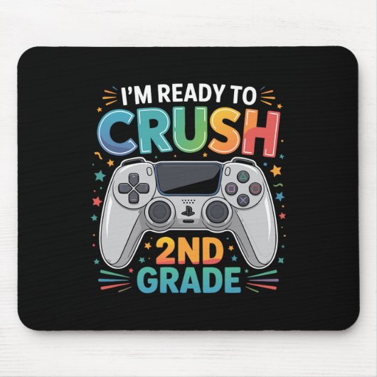 Ich bin bereit, den zweiten Grad an Gamer School S Mousepad (Vorne)