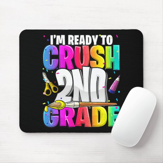 Ich bin bereit, den zweiten Schulabschluss zu mach Mousepad (Mit Mouse)