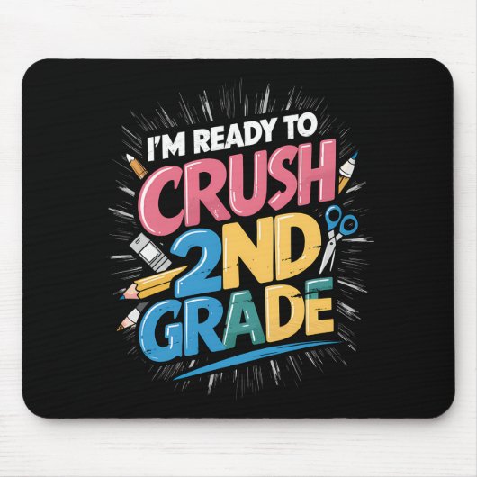 Ich bin bereit, den zweiten Schulabschluss zu mach Mousepad (Vorne)