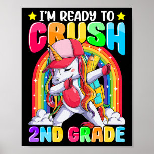 Ich bin bereit, die 2. Klasse Dabbing-Einhorn-Ck z Poster