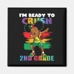 Ich bin bereit, die 2. Klasse Dabbing-Girl Ck zu z Magnet