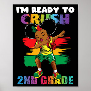 Ich bin bereit, die 2. Klasse Dabbing-Girl-Ck zu z Poster