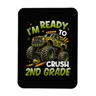 Ich bin bereit, die 2. Klasse Monstertruck zu zerm Magnet