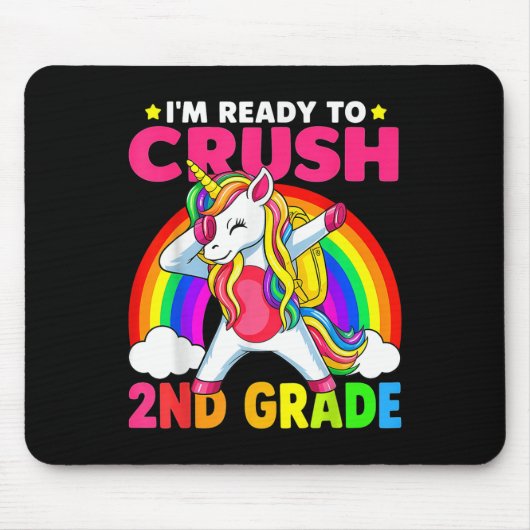 Ich bin bereit, die 2. Klasse zu knacken, Dabbing- Mousepad (Vorne)