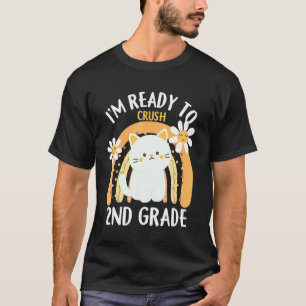 Ich bin bereit, die 2. Klasse zu knacken, Katze Kä T-Shirt