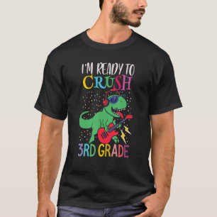 Ich bin bereit, die 3. Klasse Rex Green Dino Holdi T-Shirt