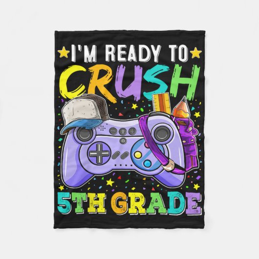 Ich bin bereit, die 5. Klasse CK für das Video Ga Fleecedecke (Vorderseite)