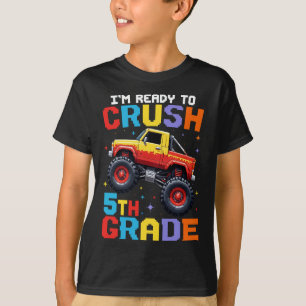 Ich bin bereit, die 5. Klasse Monstertruck zu zerm T-Shirt