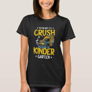 Ich bin bereit, die Baustellenfahrzeuge im Kinderg T-Shirt
