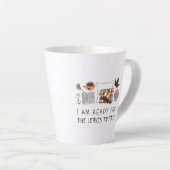 Ich bin bereit, die Blätter fallen zu lassen! Milchtasse (Rechte Ecke)