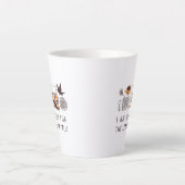 Ich bin bereit, die Blätter fallen zu lassen! Milchtasse (Vorderseite)