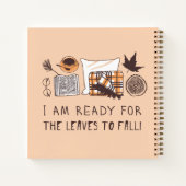 Ich bin bereit, die Blätter fallen zu lassen! Notizblock (Rückseite)