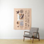 Ich bin bereit, die Blätter fallen zu lassen! Wandteppich (Beispiel)