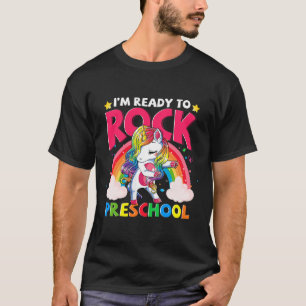 Ich bin bereit, die Einhornmädchen in der Vorschul T-Shirt