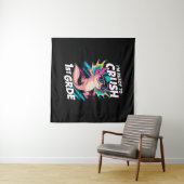 Ich bin bereit, die erste Klasse Axolotl Back Scho Wandteppich (Beispiel (Horizontal))