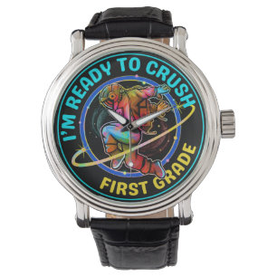 Ich bin bereit, die erste Klasse zu meistern Armbanduhr