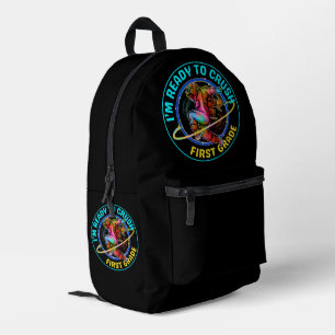 Ich bin bereit, die erste Klasse zu meistern Bedruckter Rucksack