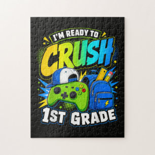 Ich bin bereit, die erste Klasse zurück zur Schule Puzzle