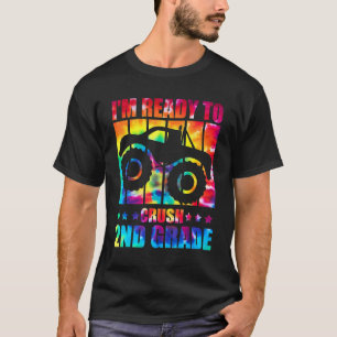 Ich bin bereit, die Gefärbte Krawatte des Monster  T-Shirt