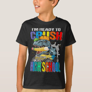Ich bin bereit, die High School Dinosaurier TRex z T-Shirt