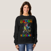 Ich bin bereit, die High School Rex Dinosaurier-Rü Sweatshirt (Vorne ganz)
