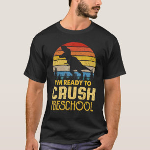 Ich bin bereit, die Retro-Rex in der Vorschule zu T-Shirt