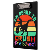 ICH BIN BEREIT, DIE SCHULE ZU KRUSTIEREN - COOLES  KLEMMBRETT (Links)