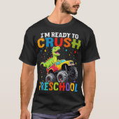 Ich bin bereit, die Vorschule für den Rex-Monster- T-Shirt (Vorderseite)