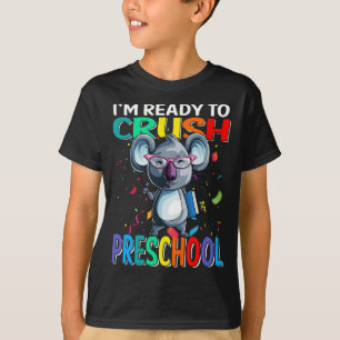 Ich bin bereit, die Vorschule Koala wieder zur Sch T-Shirt
