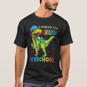 Ich bin bereit, die Vorschule Rex Dino Holding Pen T-Shirt
