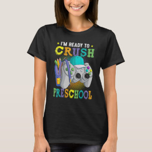 Ich bin bereit, die Vorschule wieder in das Video T-Shirt