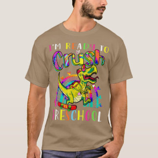 Ich bin bereit, die Vorschuljungen Dinosaurier zu T-Shirt