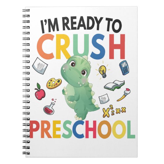 Ich bin bereit, die Vorschulstufe wieder in die Sc Notizblock (Vorderseite)