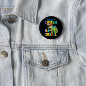 Ich bin bereit, Dinosaurier der 1. Klasse zu zerqu Button (Beispiel)