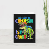 Ich bin bereit, Dinosaurier der 1. Klasse zu zerqu Karte (Vorderseite)