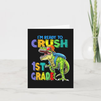 Ich bin bereit, Dinosaurier der 1. Klasse zu zerqu Karte