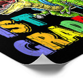 Ich bin bereit, Dinosaurier der 1. Klasse zu zerqu Poster (Ecke)