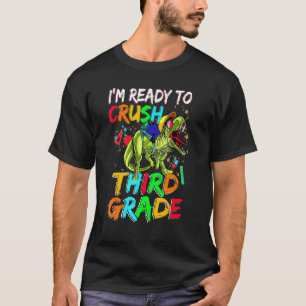 Ich bin bereit, Dinosaurier der dritten Klasse zur T-Shirt