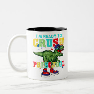 Ich bin bereit, Dinosaurier der zweiten Klasse wie Zweifarbige Tasse