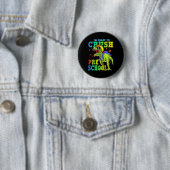 Ich bin bereit, Dinosaurier in der Vorschule zu ze Button (Beispiel)