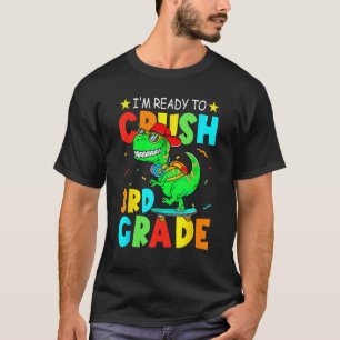 Ich bin bereit, Dinosaurier-Jungs der dritten Klas T-Shirt