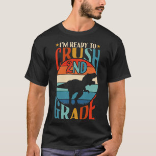 Ich bin bereit, Dinosaurier-Trex der zweiten Klass T-Shirt