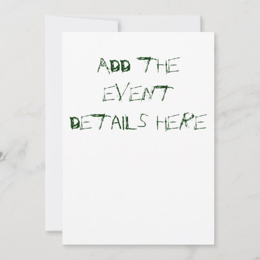 Ich bin bereit einladung (Rückseite)