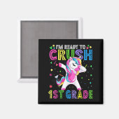 Ich bin bereit für den ersten Schulabschluss Magnet (Vorderseite/Rückseite)