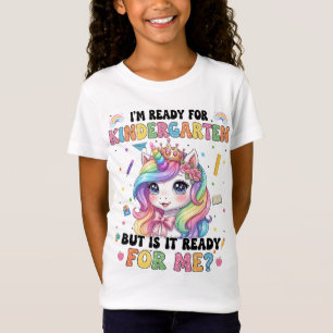 Ich bin bereit für den Kindergarten Süßes Einhorn T-Shirt