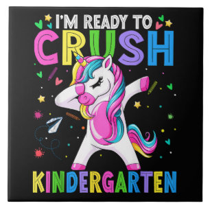 Ich bin bereit für den Kindergarten Zurück zur Sch Fliese