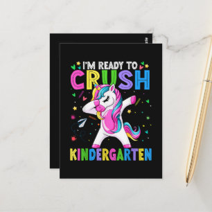 Ich bin bereit für den Kindergarten Zurück zur Sch Postkarte