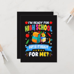 Ich bin bereit für die High School, aber ist sie b Einladung